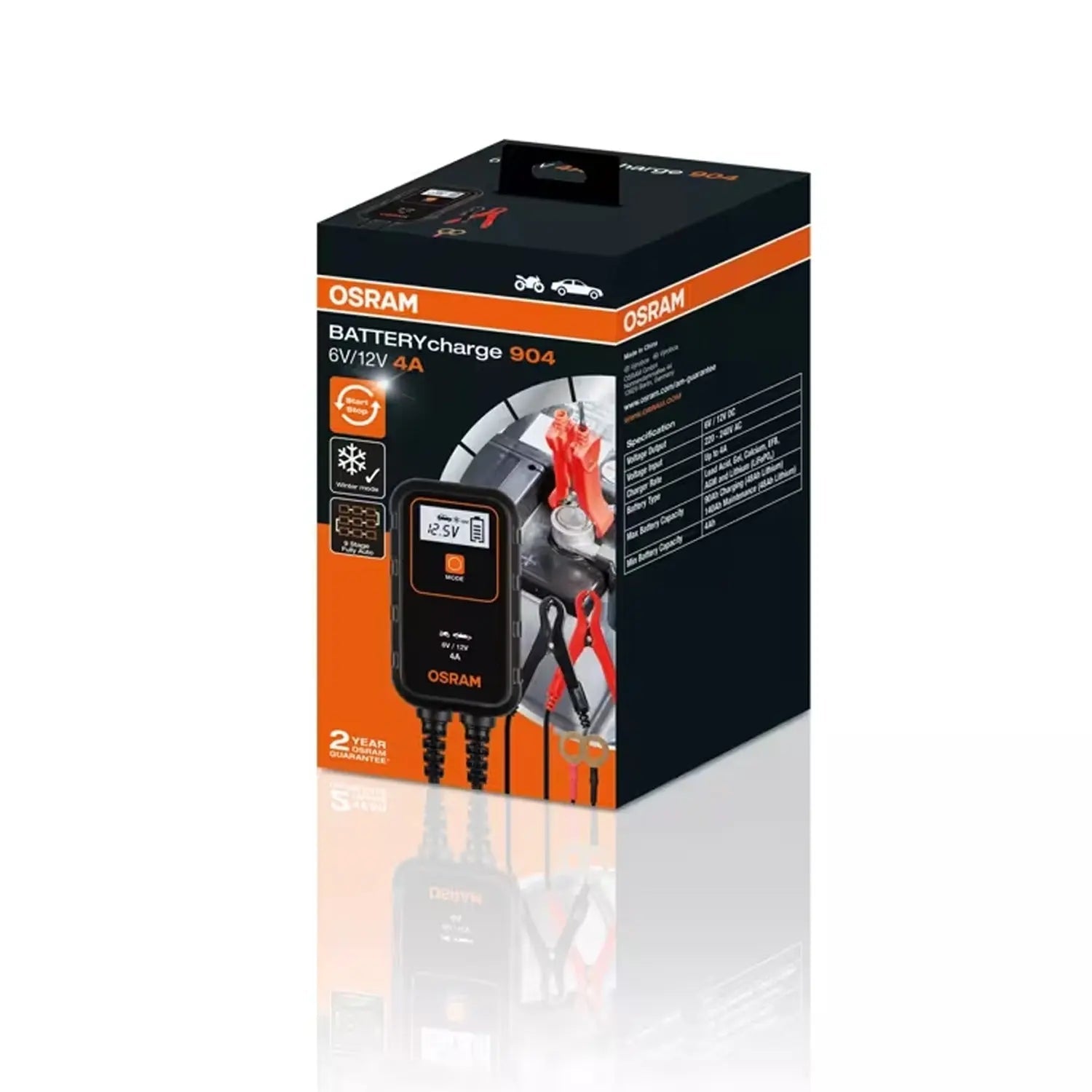 Osram 904 BATTERYcharge Smart Battery Charger (4A)