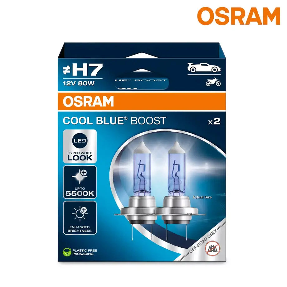 Osram Cool Blue Boost H7 Bulb Set