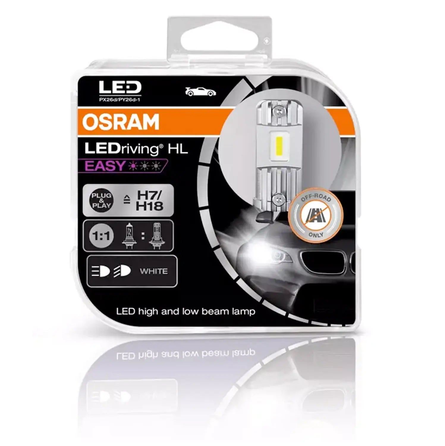 Osram H7 LEDriving HL EASY Headlight Bulb Kit