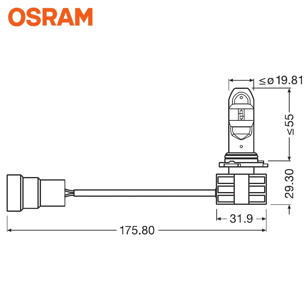 Osram HB4 LEDriving HL Headlight Bulb Kit