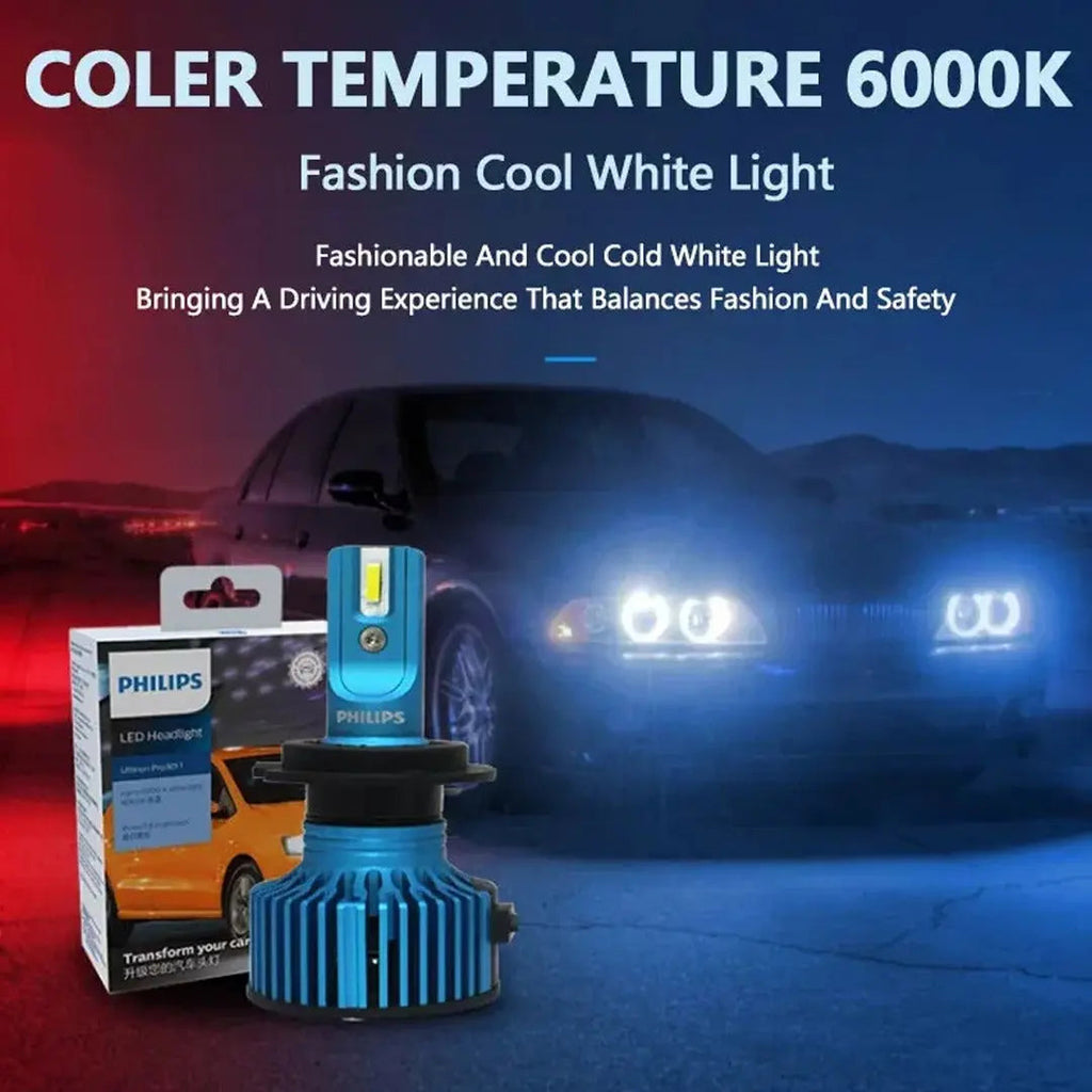 Philips LED Ultinon Pro3011 H7 Headlight Bulb Kit