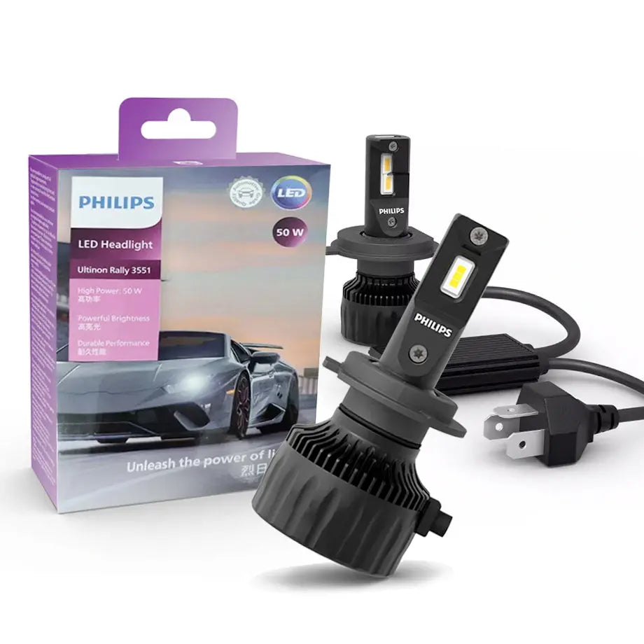 Philips Ultinon Rally 3551 - H4 LED Headlight Bulb Kit