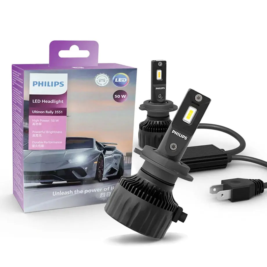 Philips Ultinon Rally 3551 - H7 LED Headlight Bulb Kit