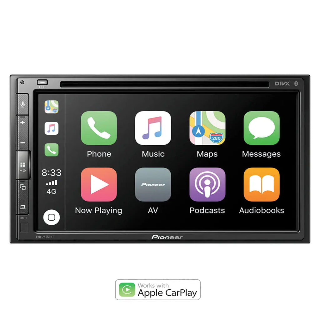 Pioneer AVH-Z5250BT 6.8" Double Din DVD Receiver With Apple CarPlay & Android Auto