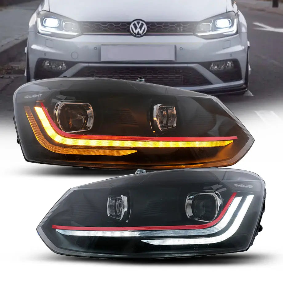Polo 8 IQ GTI Style Projector Headlight - Suitable To Fit VW Polo 6 (10-On)
