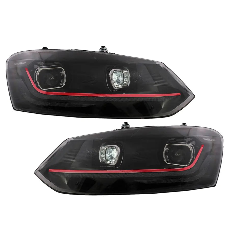 Polo 8 IQ GTI Style Projector Headlight - Suitable To Fit VW Polo 6 (10-On)
