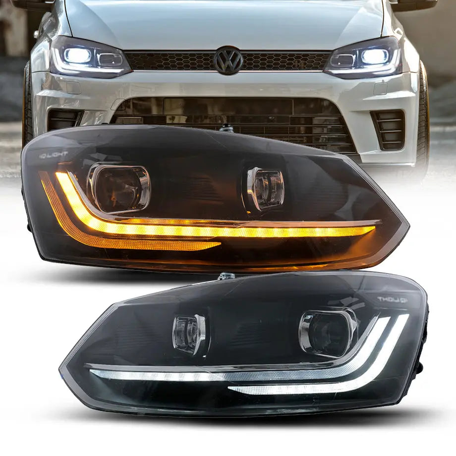 Polo 8 IQ R-Line Style Projector Headlight - Suitable To Fit VW Polo 6 (10-On)