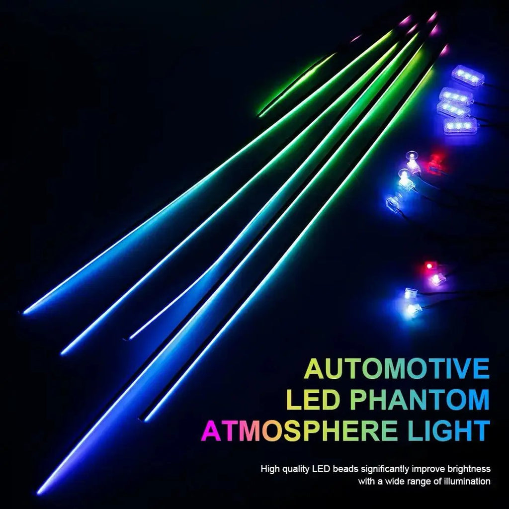 ProGlow Car Interior RGB Ambient Lighting Kit - App Controlled