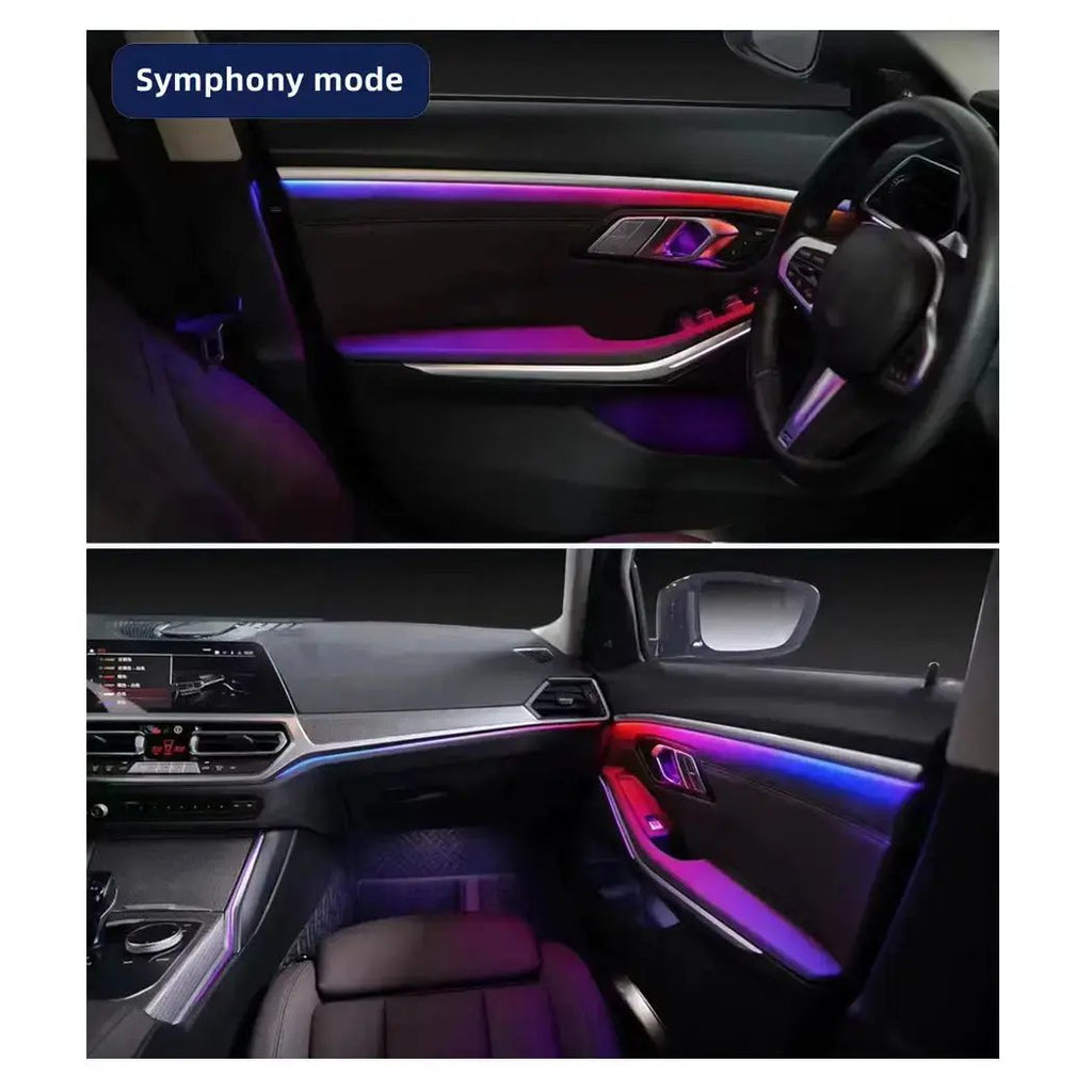 ProGlow Car Interior RGB Ambient Lighting Kit - App Controlled
