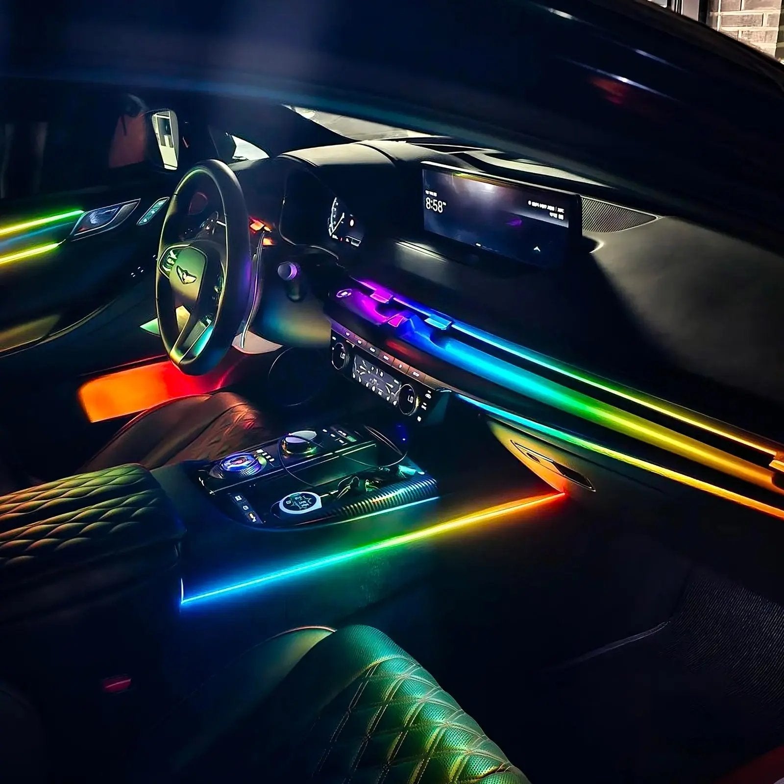 ProGlow Car Interior RGB Ambient Lighting Kit - App Controlled