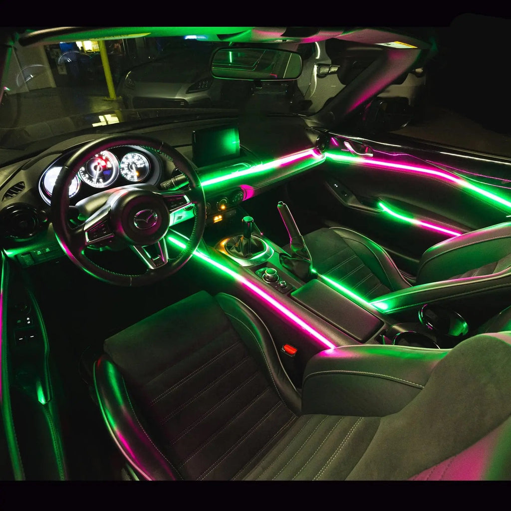 ProGlow Car Interior RGB Ambient Lighting Kit - App Controlled
