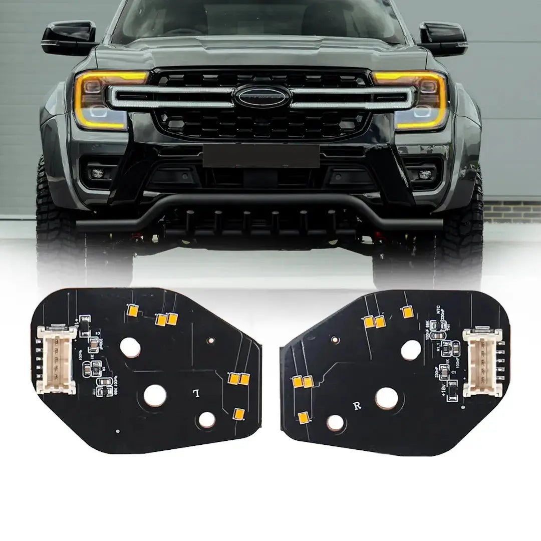 Ranger T9 Next Gen (22-On) Amber DRL LED Matrix Headlight Modules