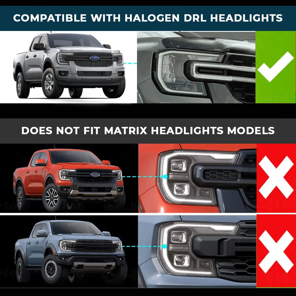 Ranger T9 Next Gen (22-On) Amber DRL LED Headlight Modules