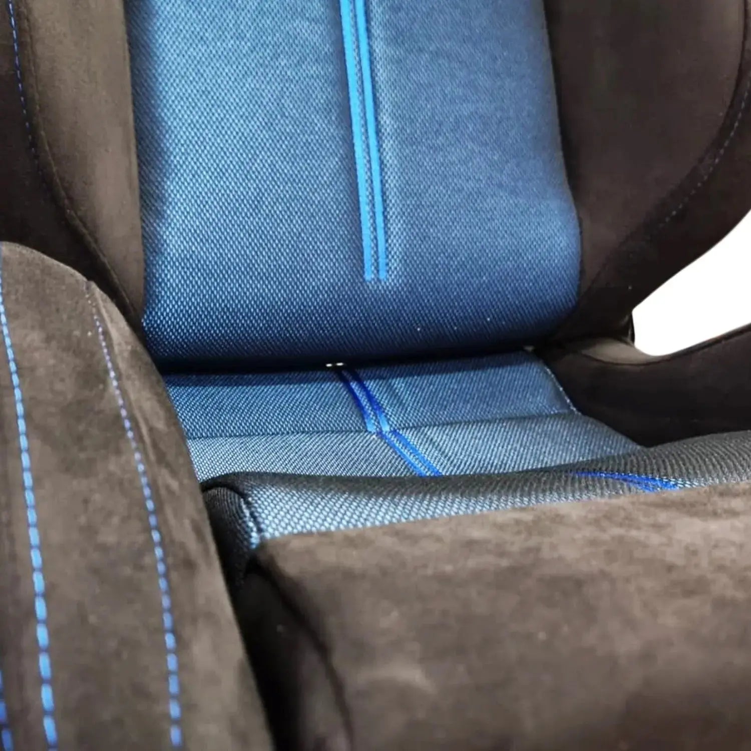 Reclinable Wingback Racing Seats PVC + Suede (Pair)