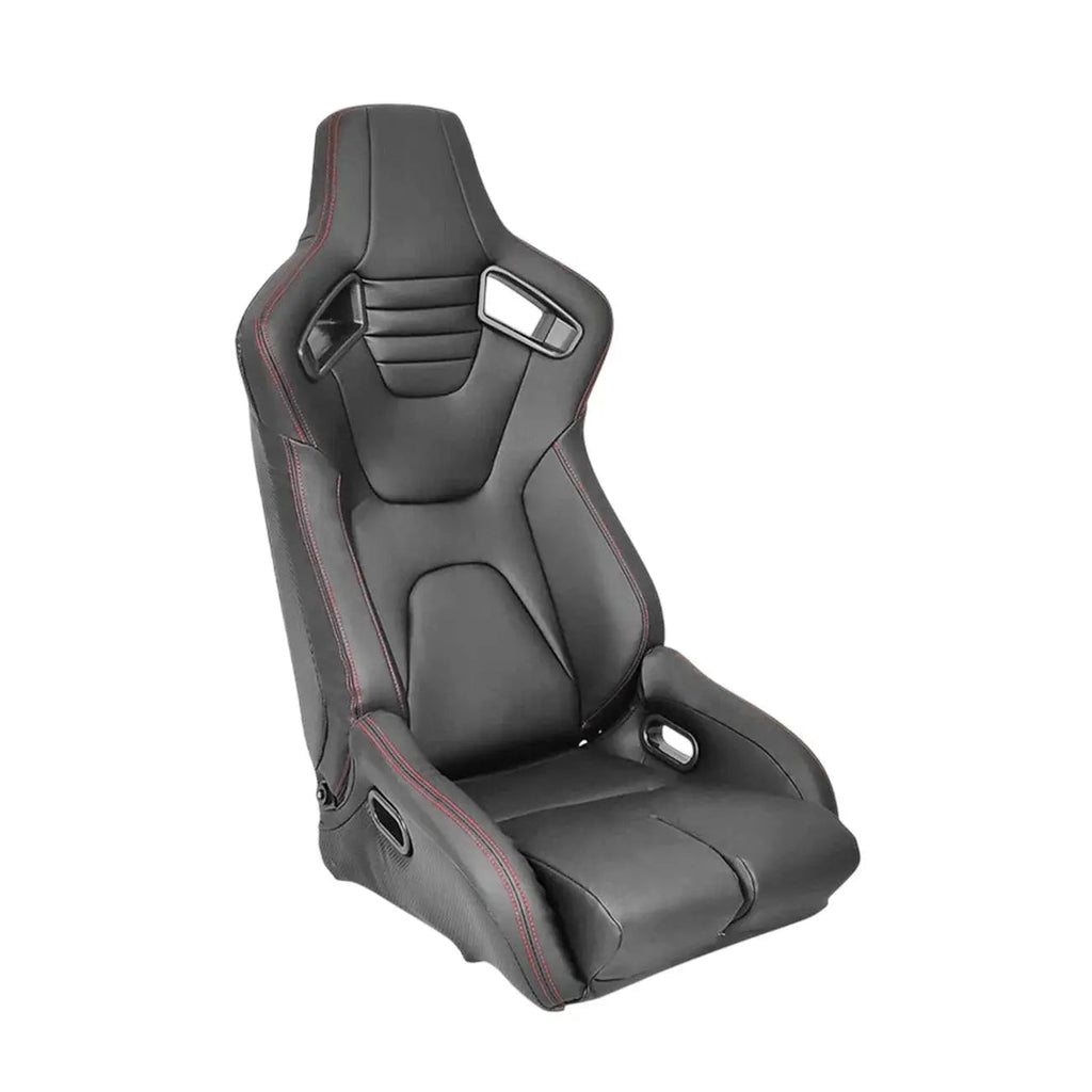 Reclinable Hybrid Wingback Racing Seats PVC (Pair)