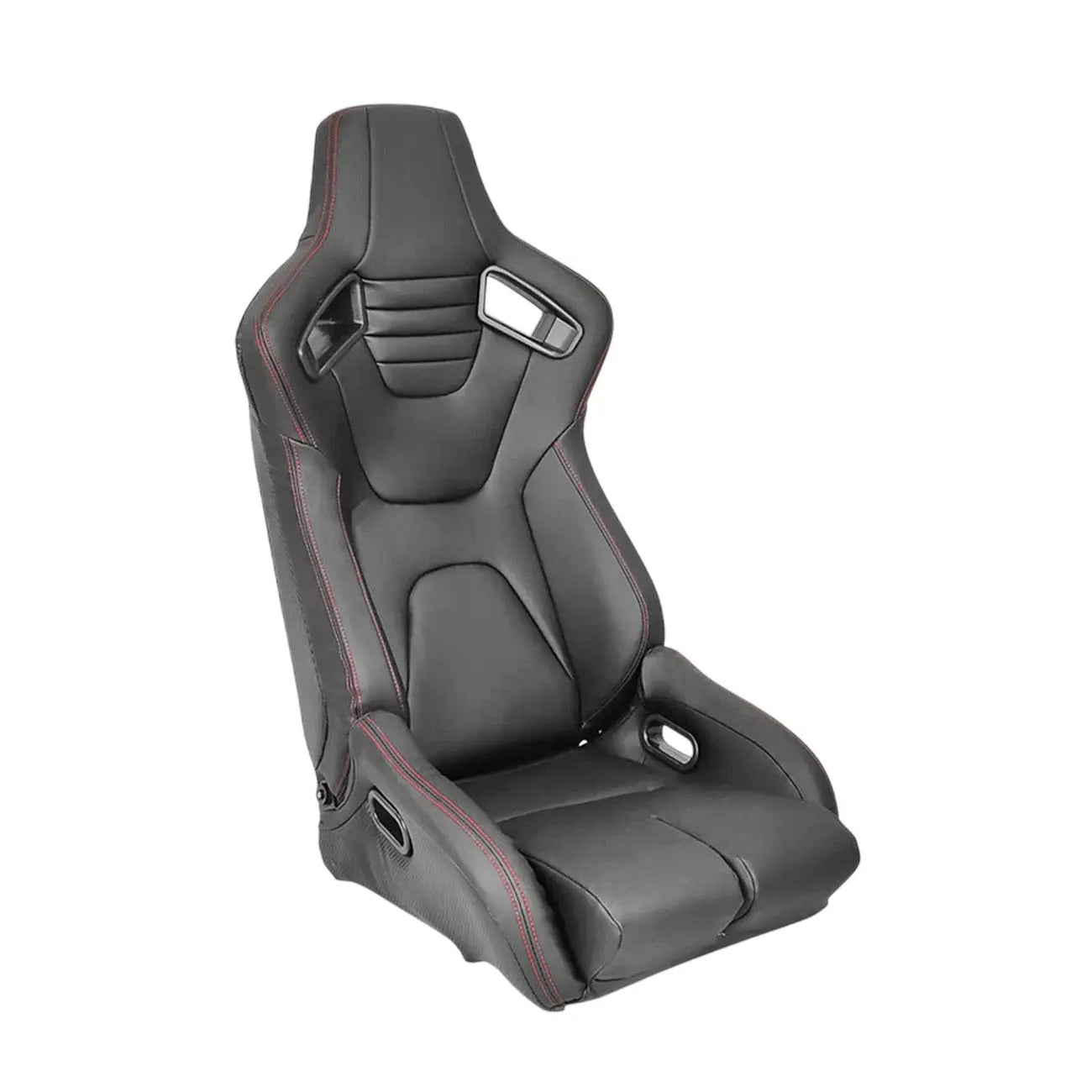 Reclinable Hybrid Wingback Racing Seats PVC (Pair)