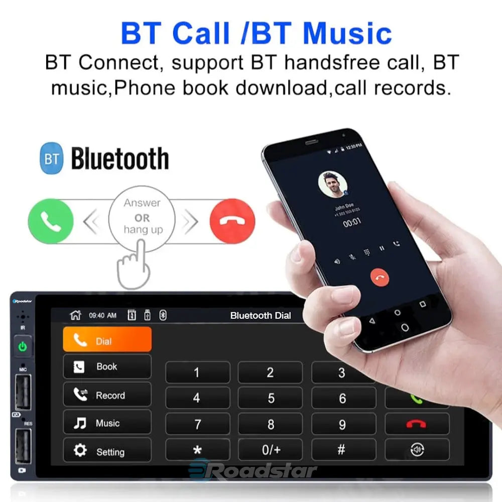 Roadstar 6.8" Single Din Android / MP5 Player