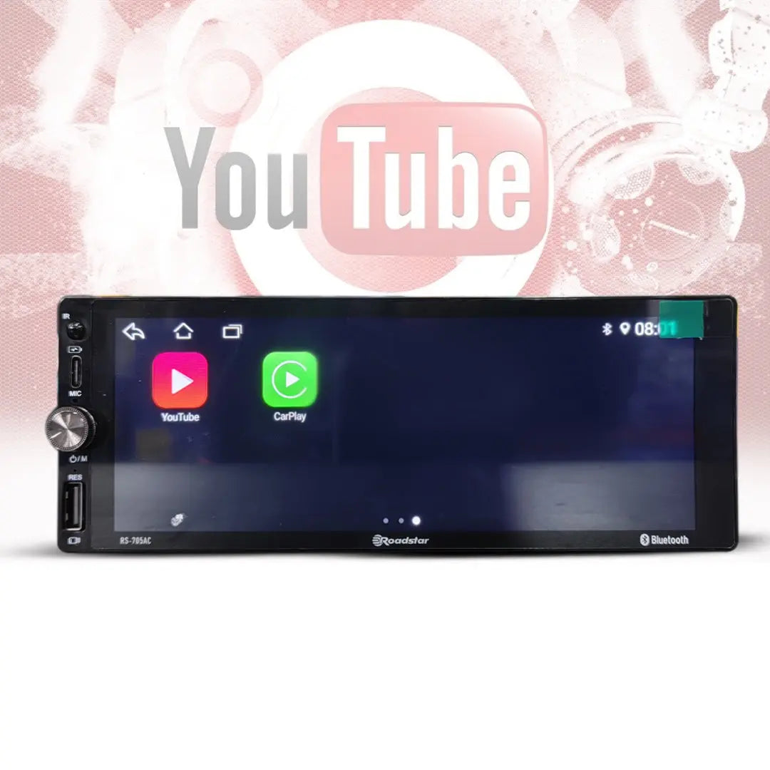Roadstar 6.8" Single Din Android / MP5 Player With Android Auto & Apple Car Play
