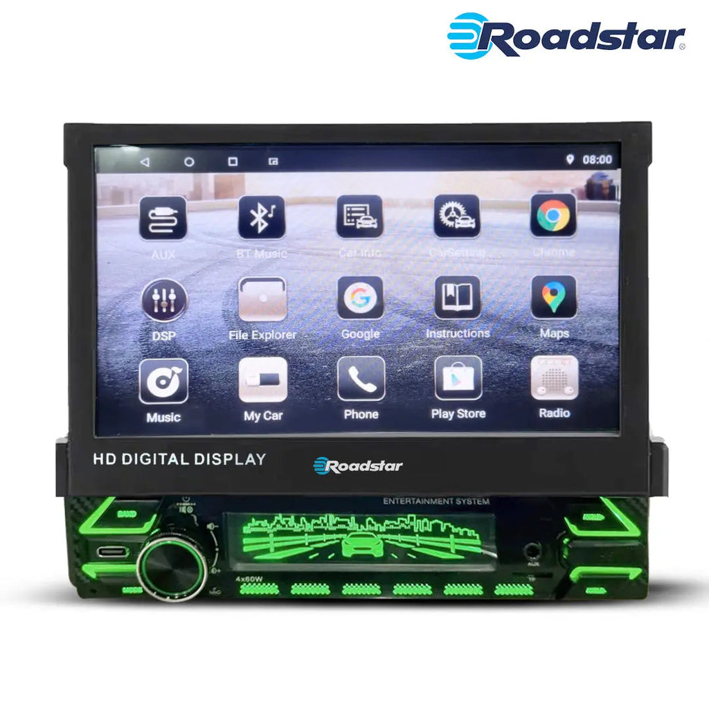 Roadstar 7 Inch Multimedia Automatic In-Dash System With Apple Carplay & Android Auto
