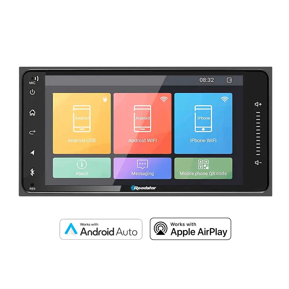 Roadstar - 7 Inch Toyota Android Multimedia Unit With Apple Airplay & Android Auto