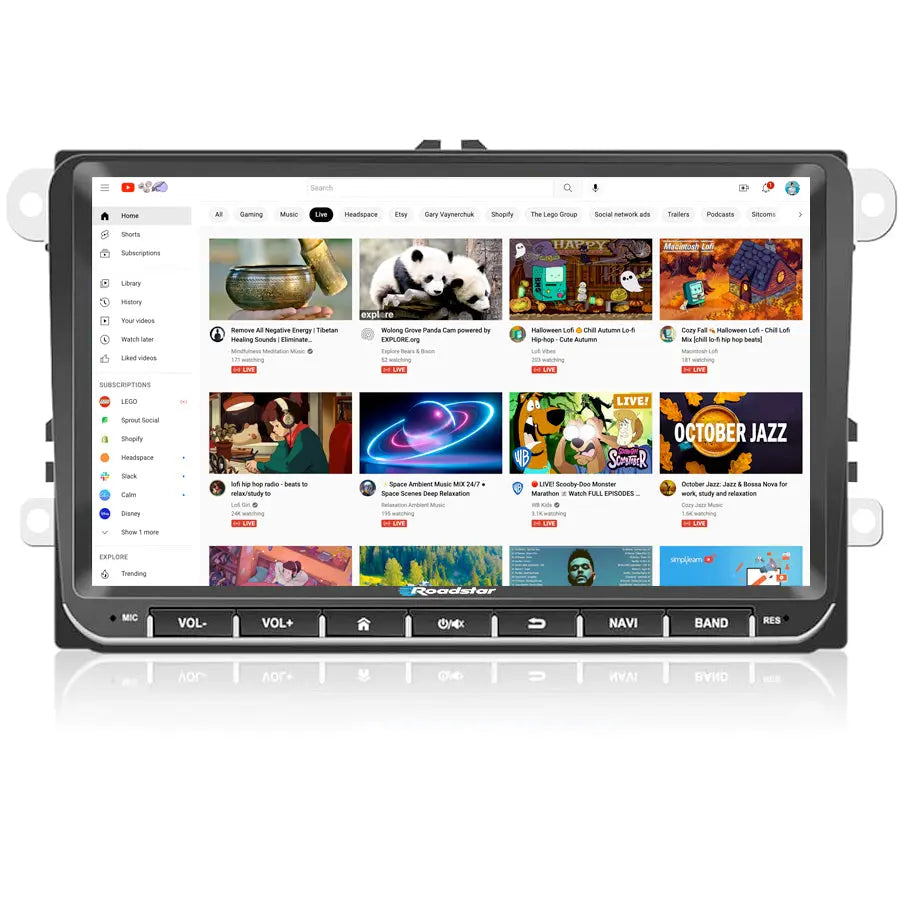 Roadstar - 9 Inch VW Android Multimedia Unit