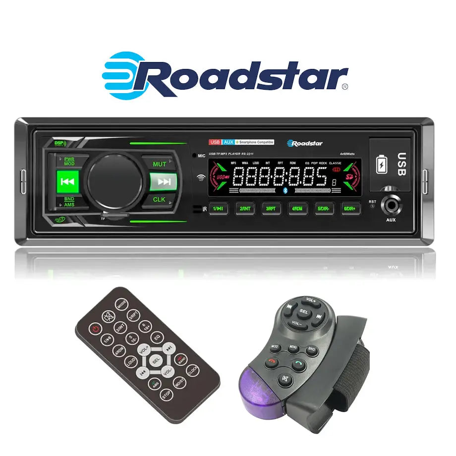 Roadstar RS-2211 MP3 Media Player with USB & Bluetooth