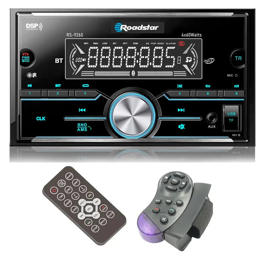 Roadstar RS-9260 Double-Din Media Player With Bluetooth & USB