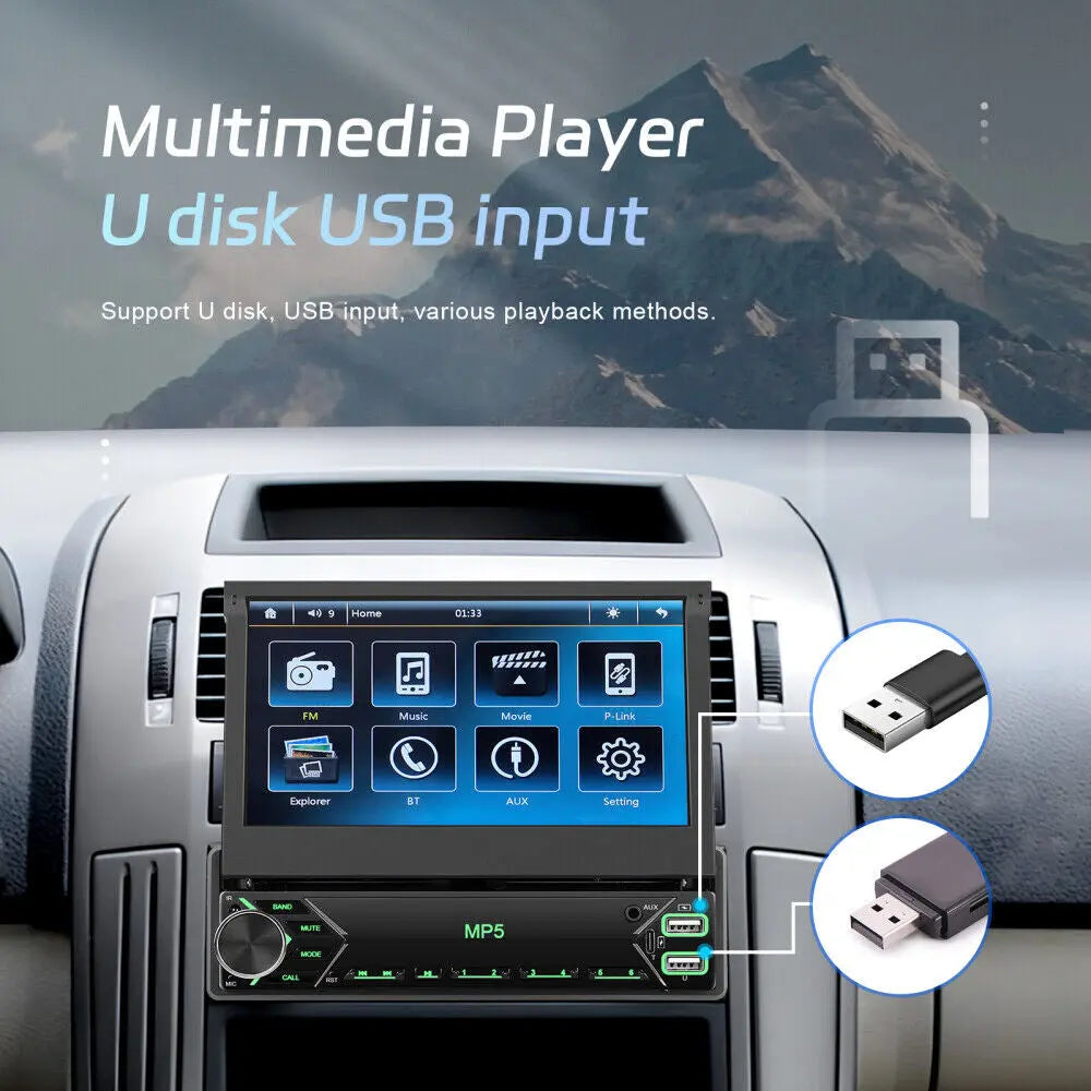 Roadstar MX3834 - 7 Inch Multimedia Manual In-Dash System