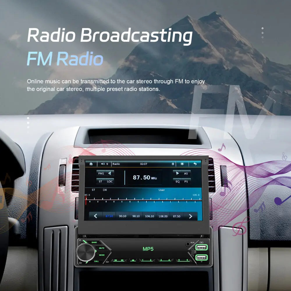 Roadstar MX3834 - 7 Inch Multimedia Manual In-Dash System