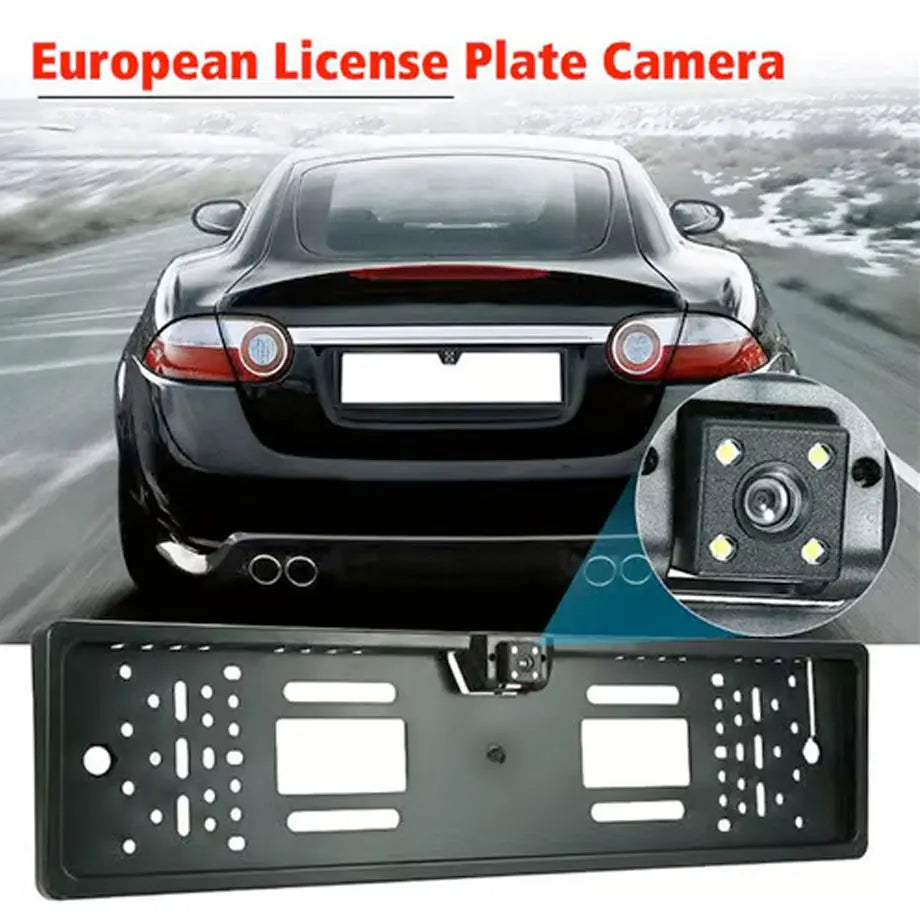 Roadstar Universal Front / Rear Number Plate Holder With Built-In LED Camera