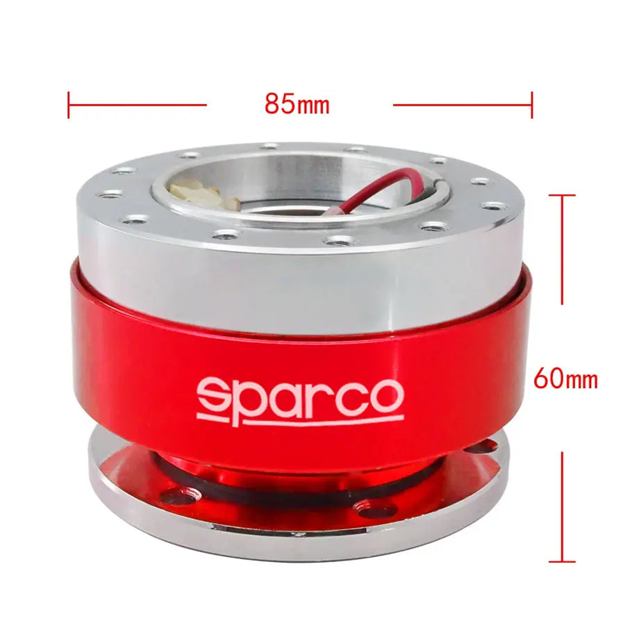 Sparco Quick Release Steering Wheel Hub Kit (Red)