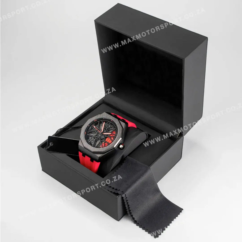 Sports Car Rim Wheel Watch - Benz G55 Spinning Face