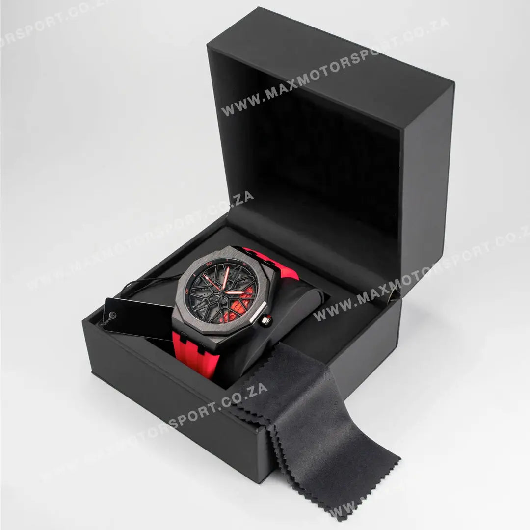 Sports Car Rim Wheel Watch - Benz G55 Spinning Face