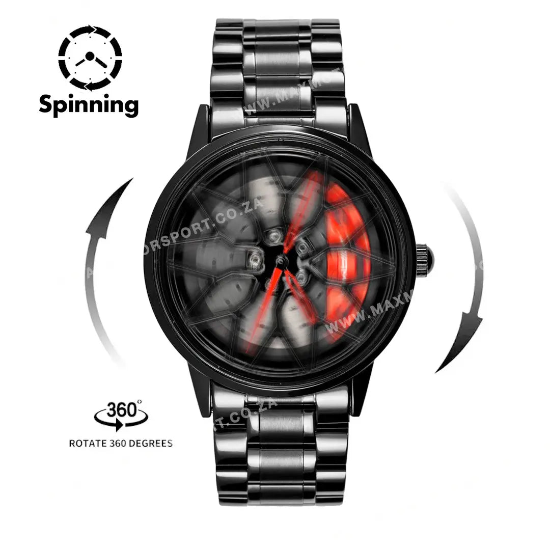 Sports Car Rim Wheel Watch - Benz G63 Spinning Face