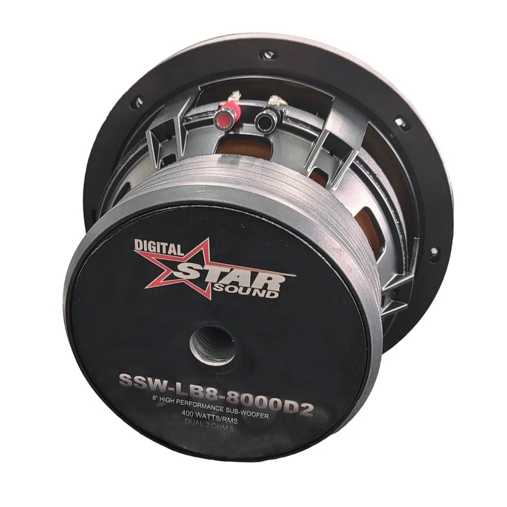 Star Sound 8" SSW-8-8000D2 DVC D2 Subwoofer (8000W)