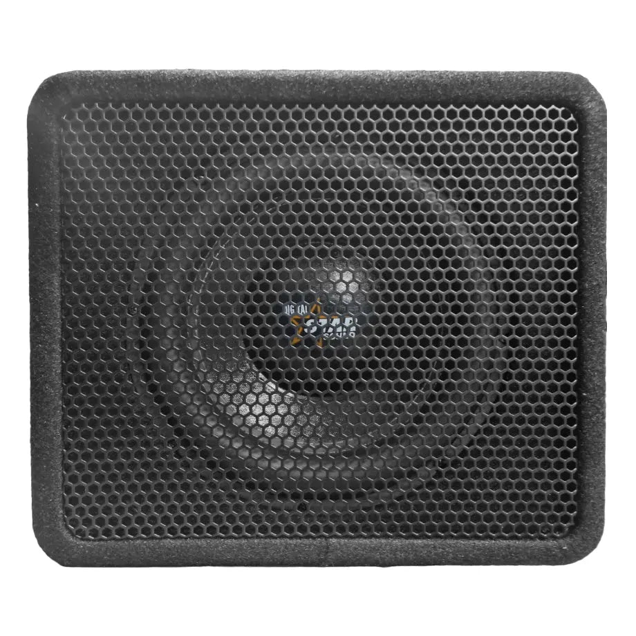 Star Sound Cube Series 10″ Compact Subwoofer Enclosure with Built-In Amplifier - 300W RMS
