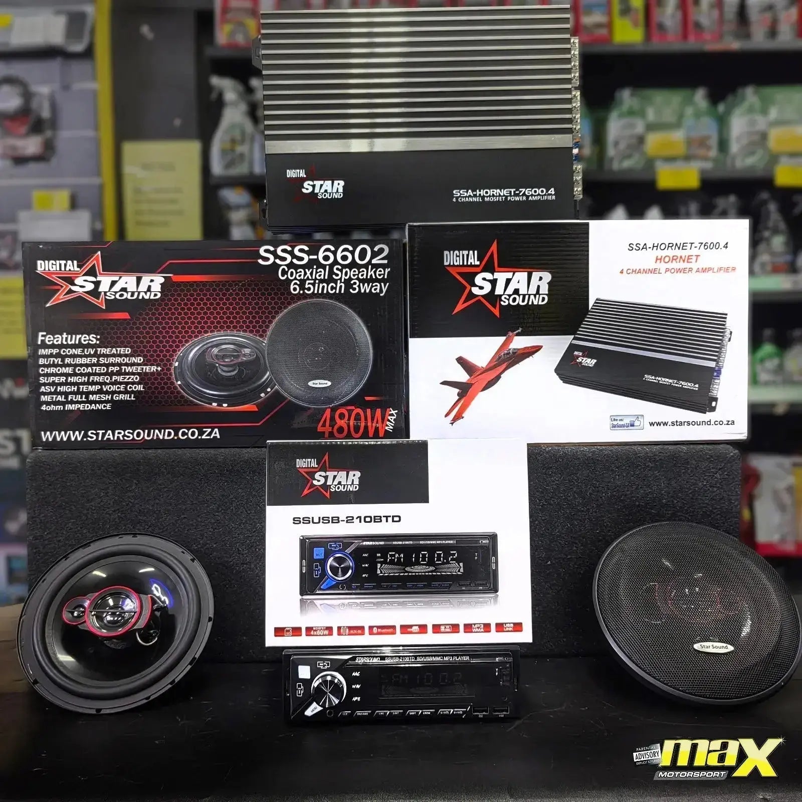 Star Sound Kick Start Audio Combo +FREE Super Tweeter