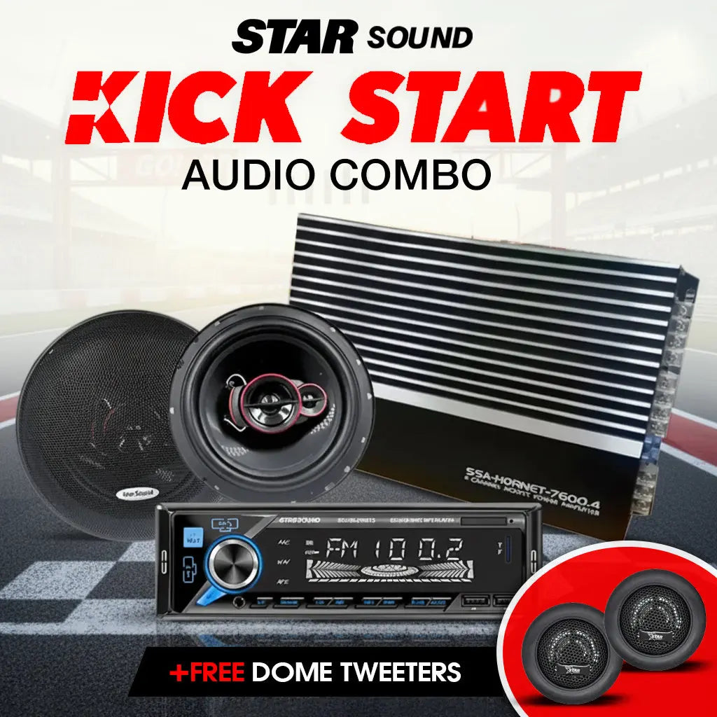 Star Sound Kick Start Audio Combo +FREE Super Tweeter