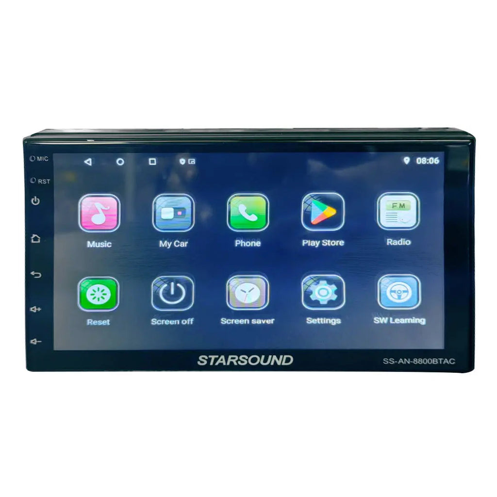 Star Sound SS-AN-8800BTAC 7 Inch Android Multi-Media System With Android Auto & Apple Car Play