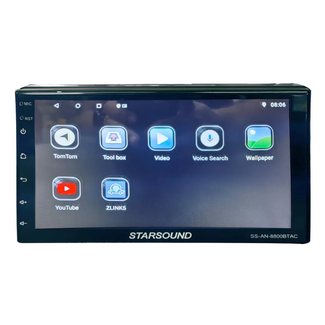 Star Sound SS-AN-8800BTAC 7 Inch Android Multi-Media System With Android Auto & Apple Car Play