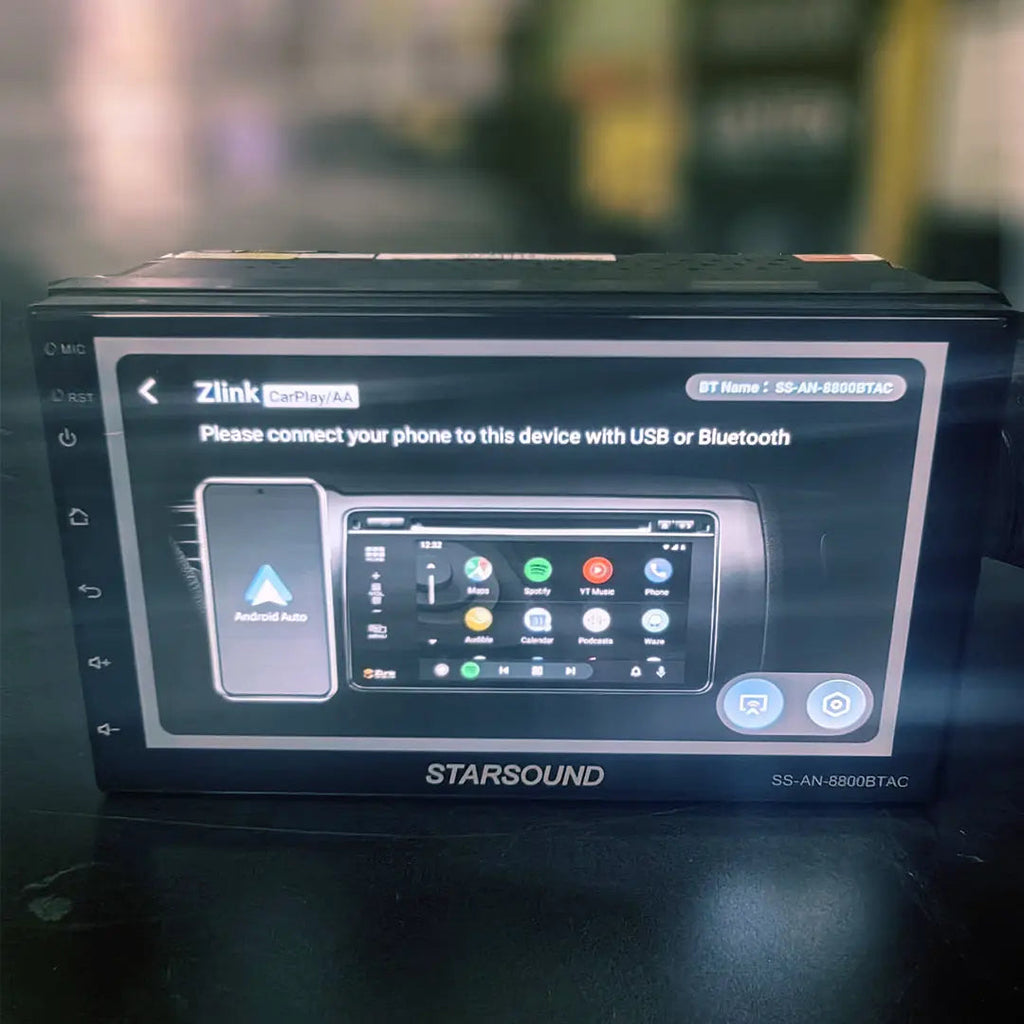 Star Sound SS-AN-8800BTAC 7 Inch Android Multi-Media System With Android Auto & Apple Car Play