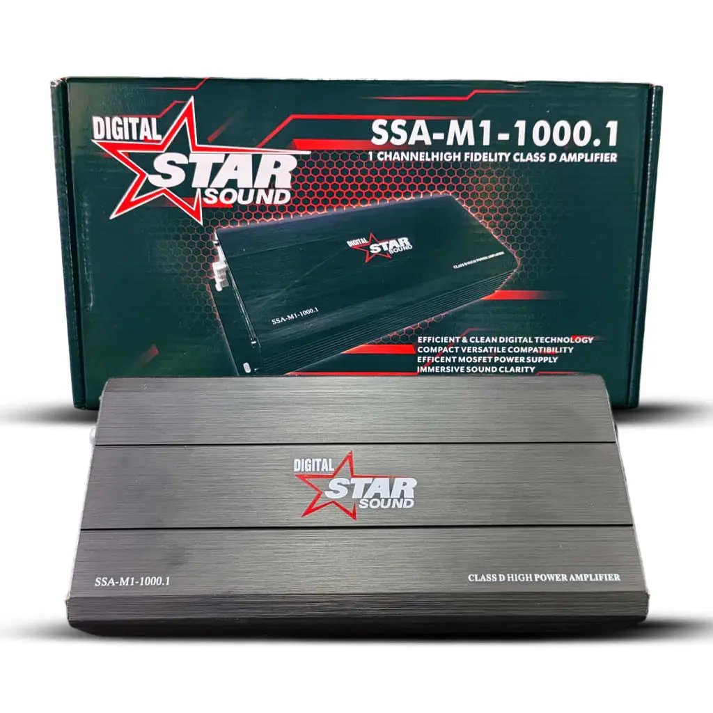 Star Sound SSA-M1-1000.1 Compact Mini Monoblock Amplifier