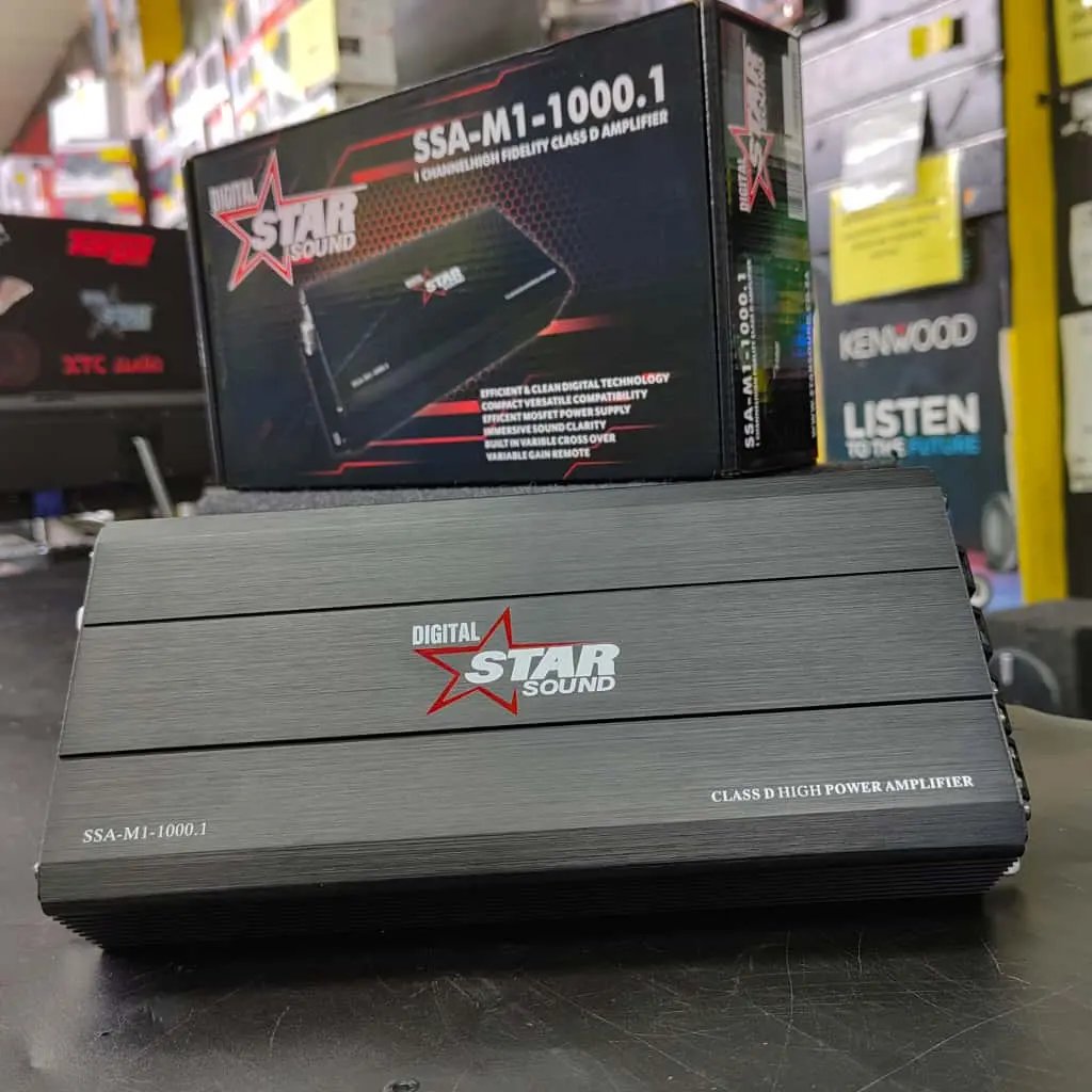 Star Sound SSA-M1-1000.1 Compact Mini Monoblock Amplifier