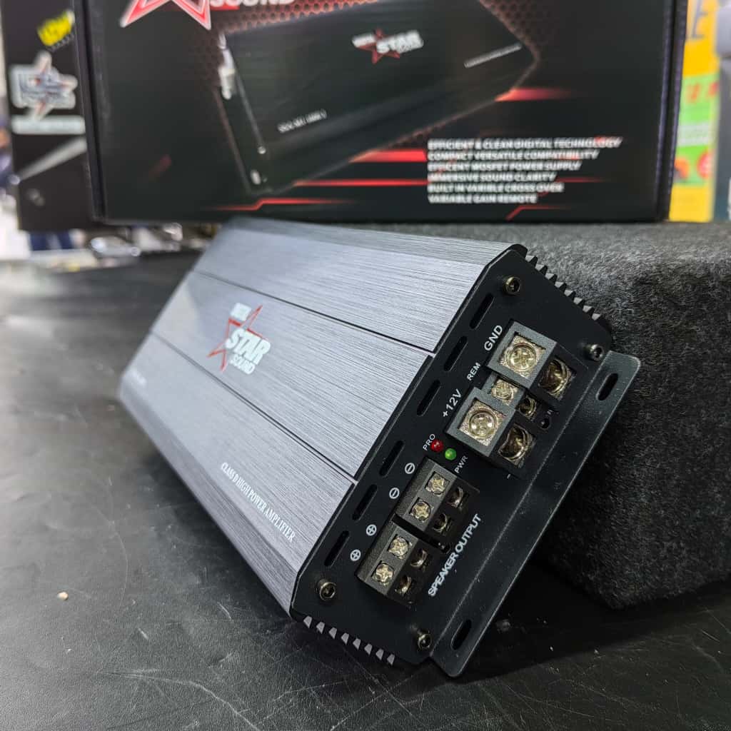 Star Sound SSA-M1-1000.1 Compact Mini Monoblock Amplifier