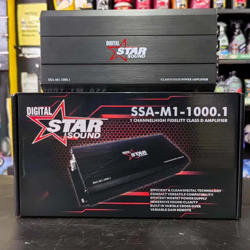 Star Sound SSA-M1-1000.1 Compact Mini Monoblock Amplifier