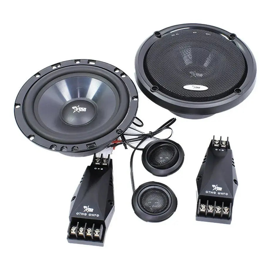 Star Sound SSD-652C Digital Series 6.5" 2-Way Component Split System - 90W RMS