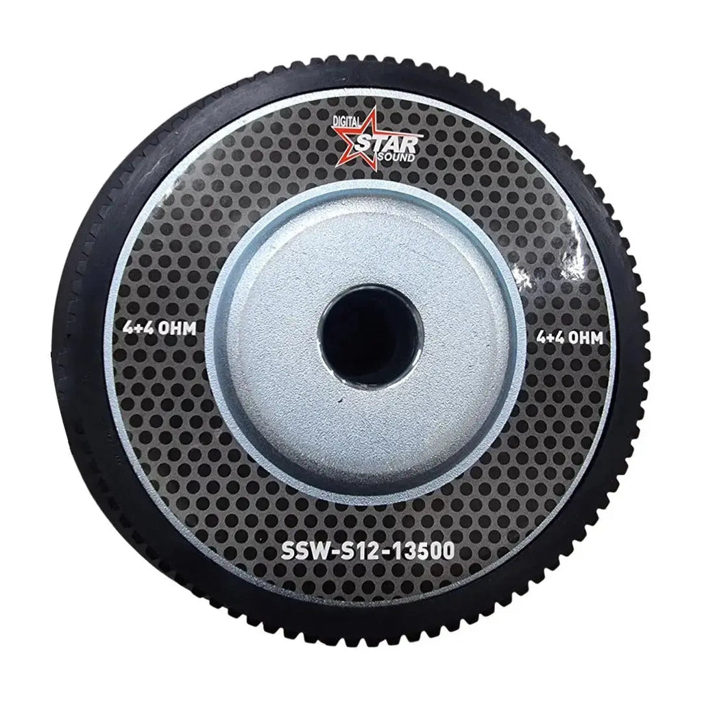 Star Sound SSW-S12-13500D4 12" Grey Cone D4 DVC Subwoofer - 13500W
