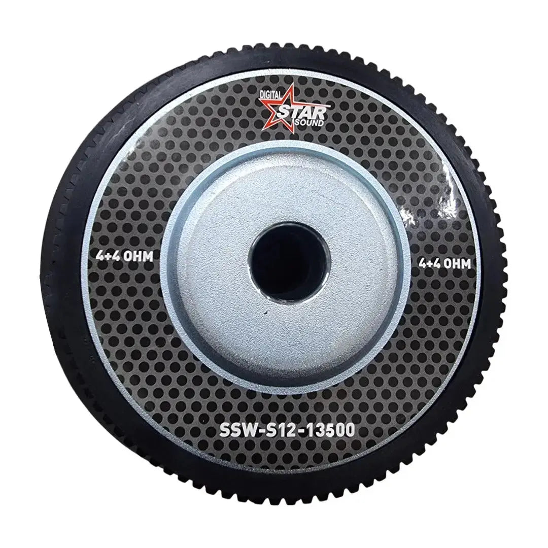 Star Sound SSW-S12-13500D4 12" Grey Cone D4 DVC Subwoofer - 13500W