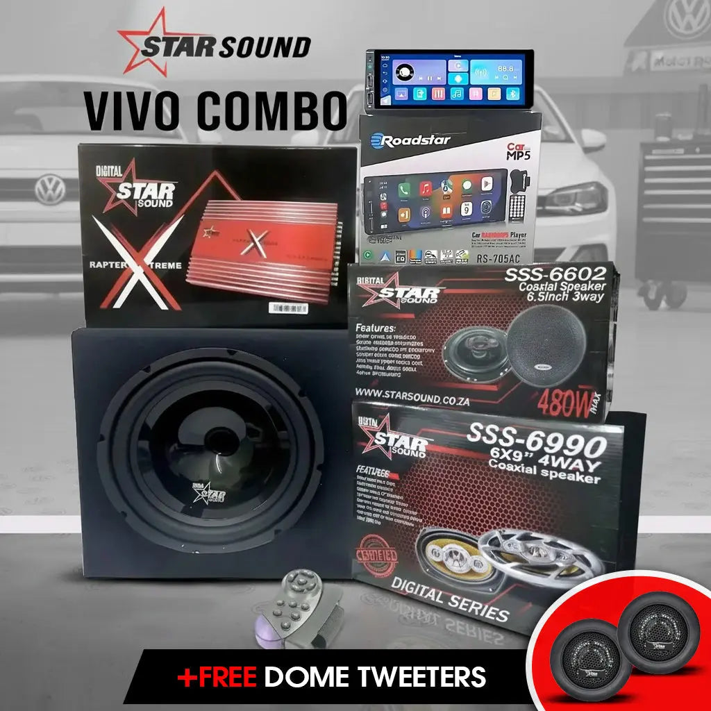 Star Sound Vivo Audio Combo +FREE Tweeters