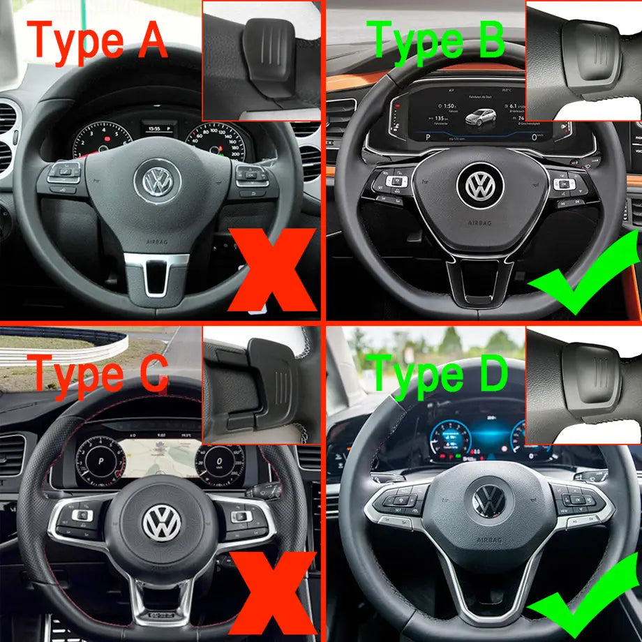 Suitable To Fit - VW Golf 5 / 6 Aluminium Paddle Shift Extensions